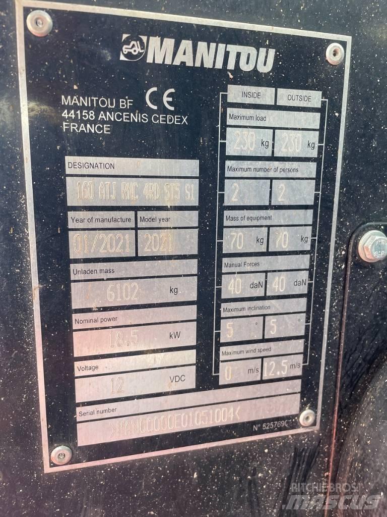 Manitou 160 ATJ Elevadores braços articulados