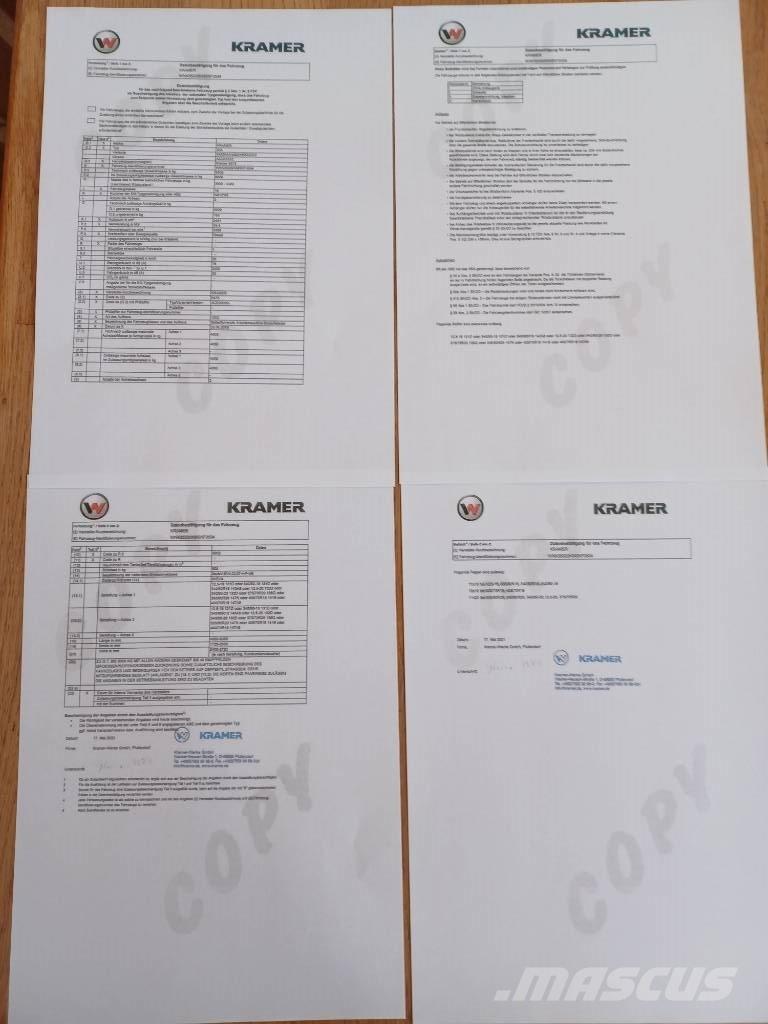 Kramer 5075 Pás carregadoras de rodas