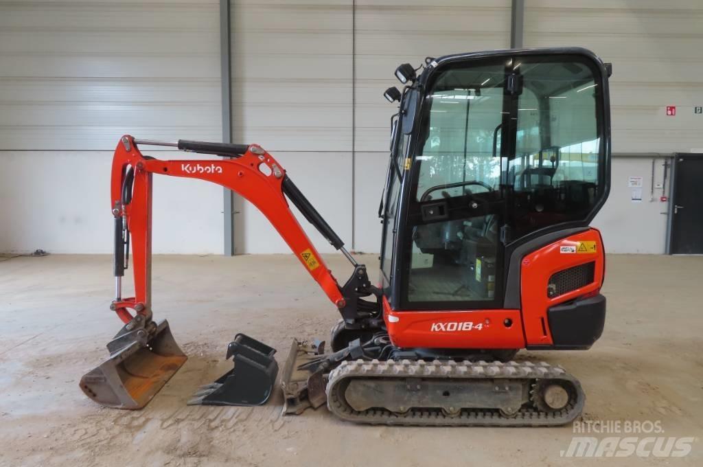 Kubota KX 018-4 Mini Escavadoras <7t
