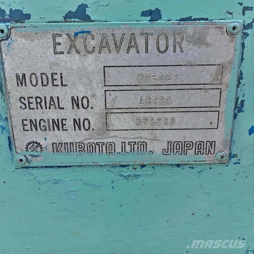 Kubota KH 012 Mini Escavadoras <7t