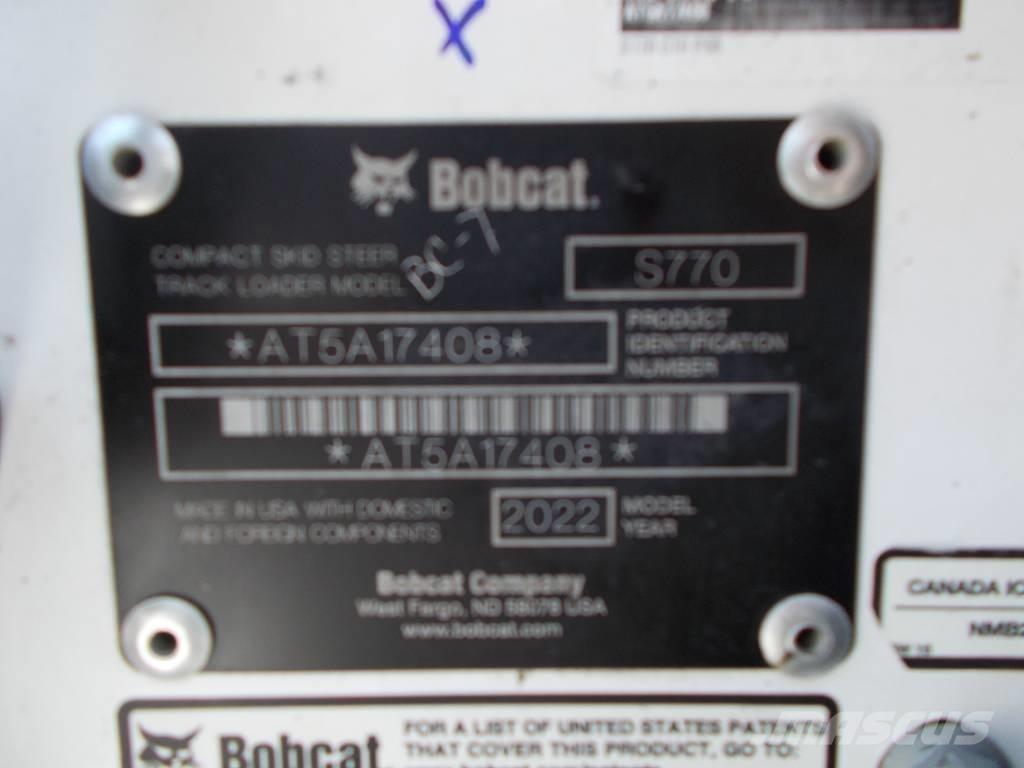 Bobcat S770 Carregadoras de direcção deslizante