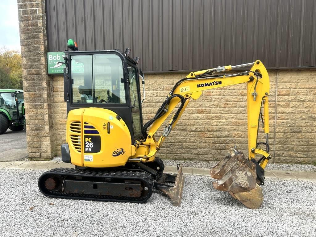 Komatsu PC26MR-3 Mini Escavadoras <7t