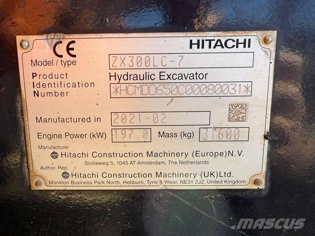 Hitachi ZX 300 LC-7 Escavadoras de rastos