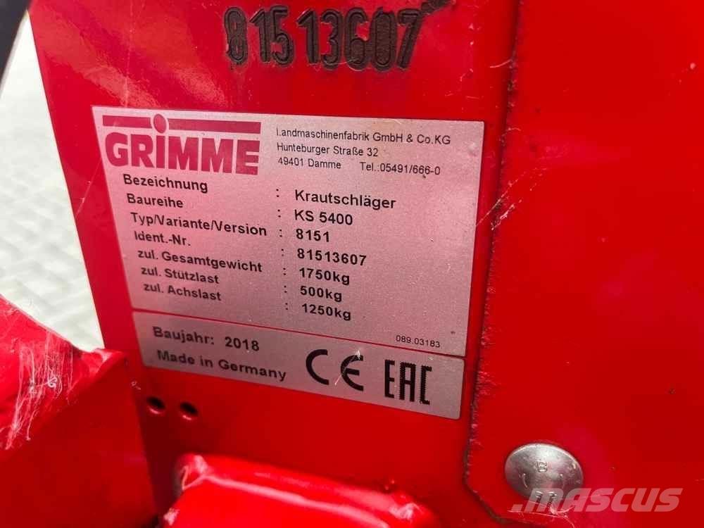 Grimme KS 5400 Equipamentos para Batata - Outros