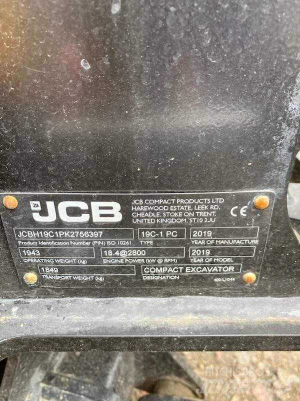 JCB 19 C-1 Mini Escavadoras <7t
