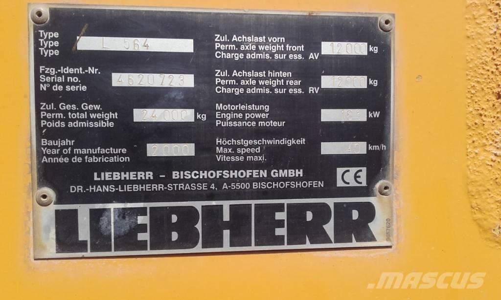 Liebherr L 564 Pás carregadoras de rodas