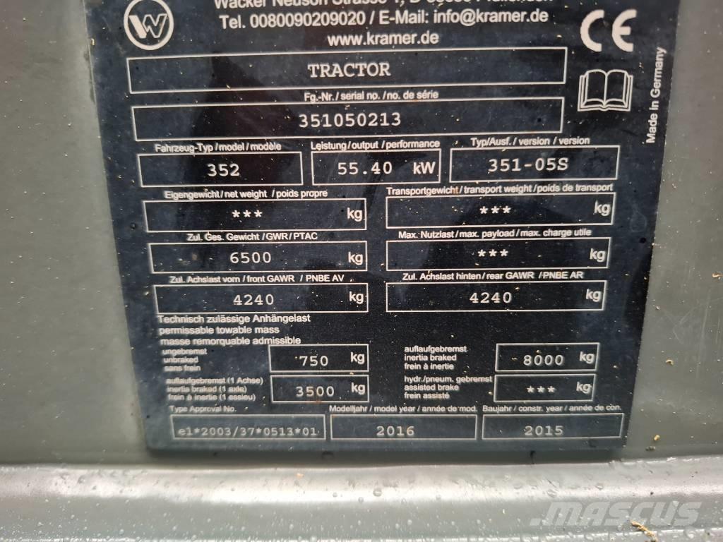 Kramer 8085 Pás carregadoras de rodas