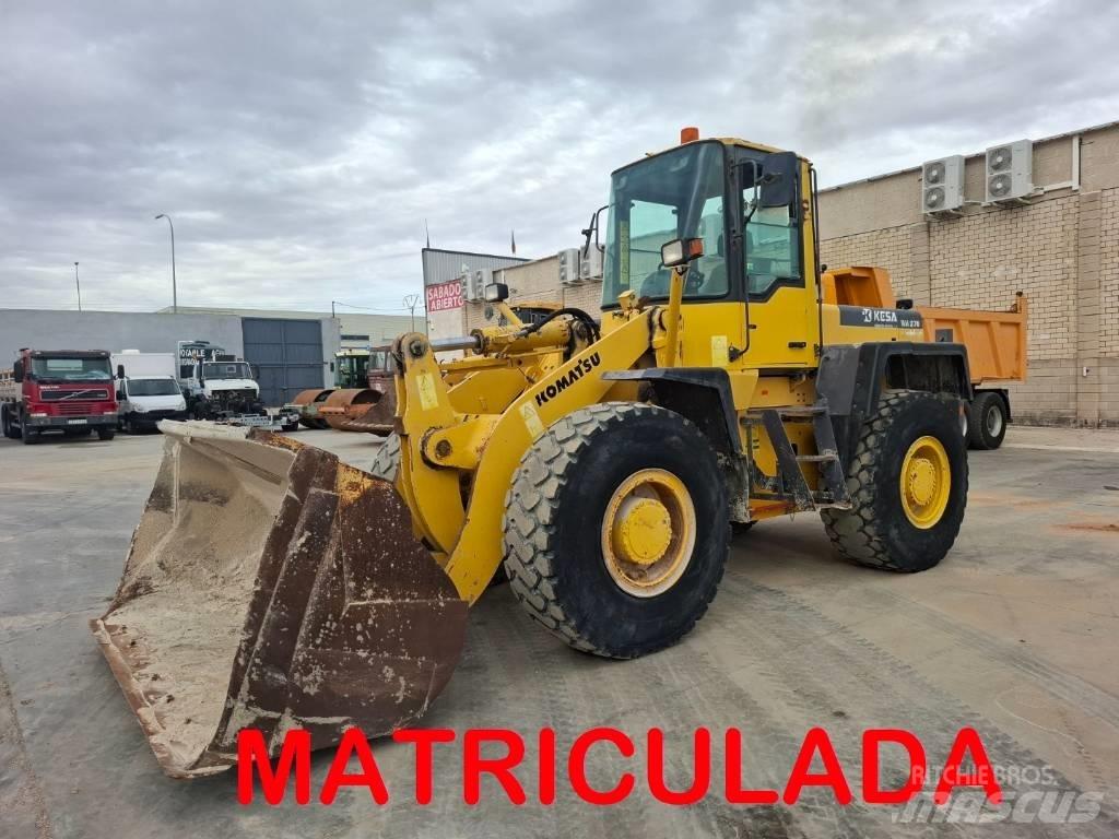 Komatsu WA 270-3 Pás carregadoras de rodas
