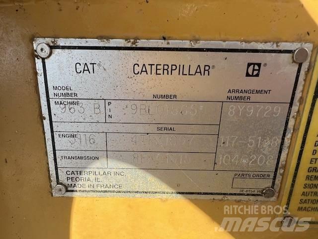CAT 963 B Pás Carregadoras de rastos