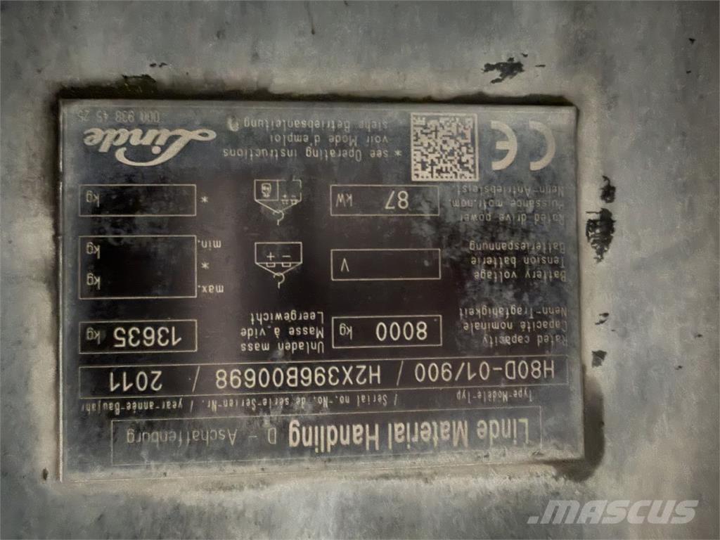 Linde H80D-01/900 Empilhadores Diesel