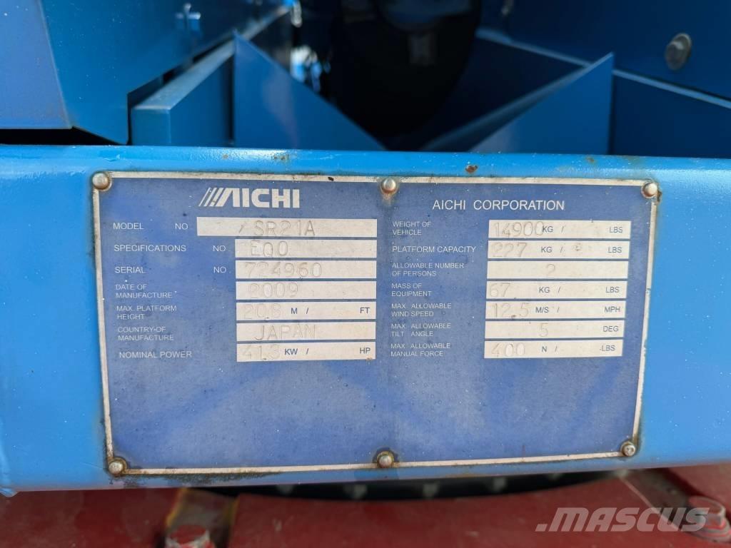 Aichi SR 21 A Elevadores braços Telescópicos