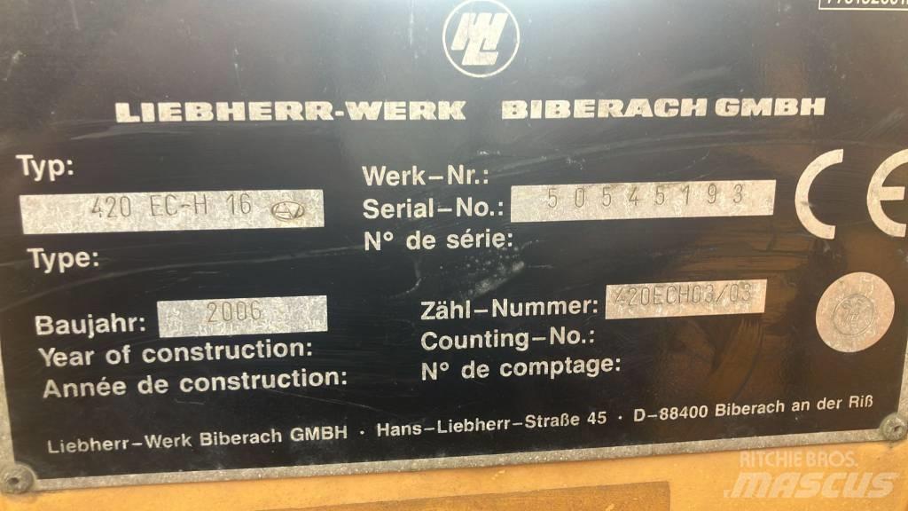 Liebherr 420 EC-H16 Gruas de construção