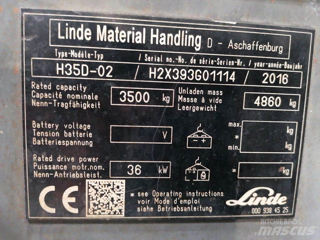 Linde H35D-02 Empilhadores Diesel