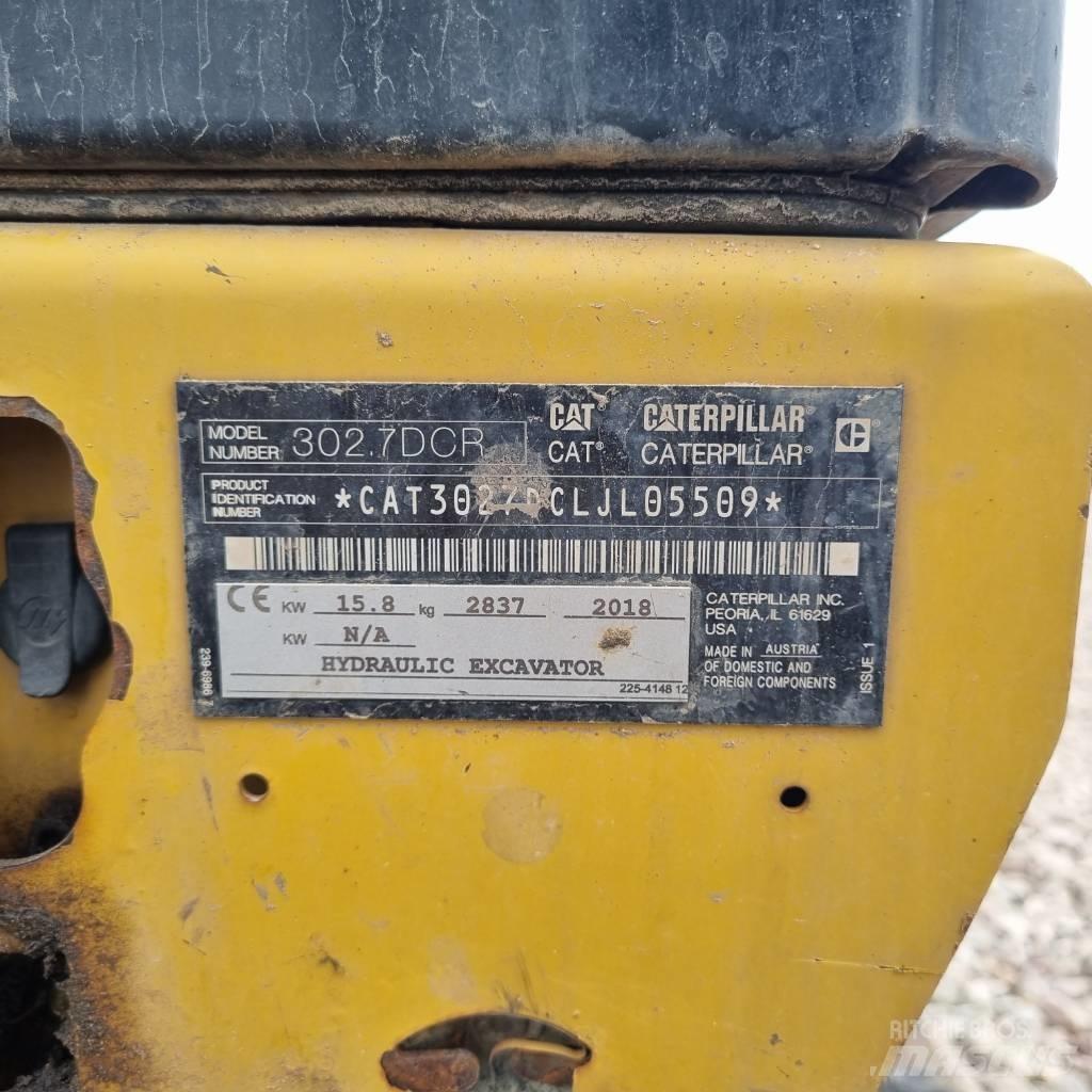 CAT 302.7 D CR Mini Escavadoras <7t