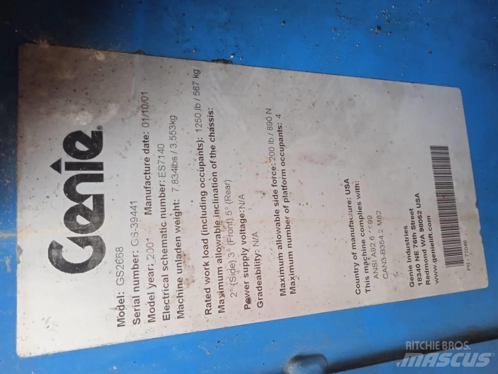 Genie GS 2668 RT Elevadores de tesoura