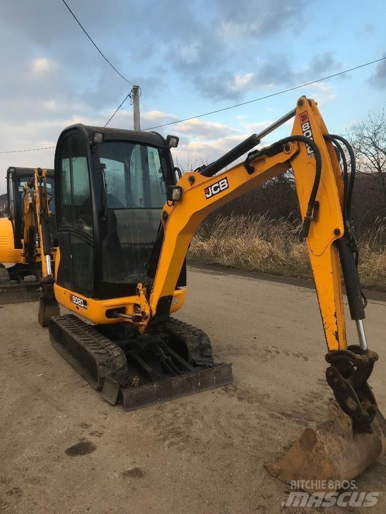 JCB 8020 Mini Escavadoras <7t