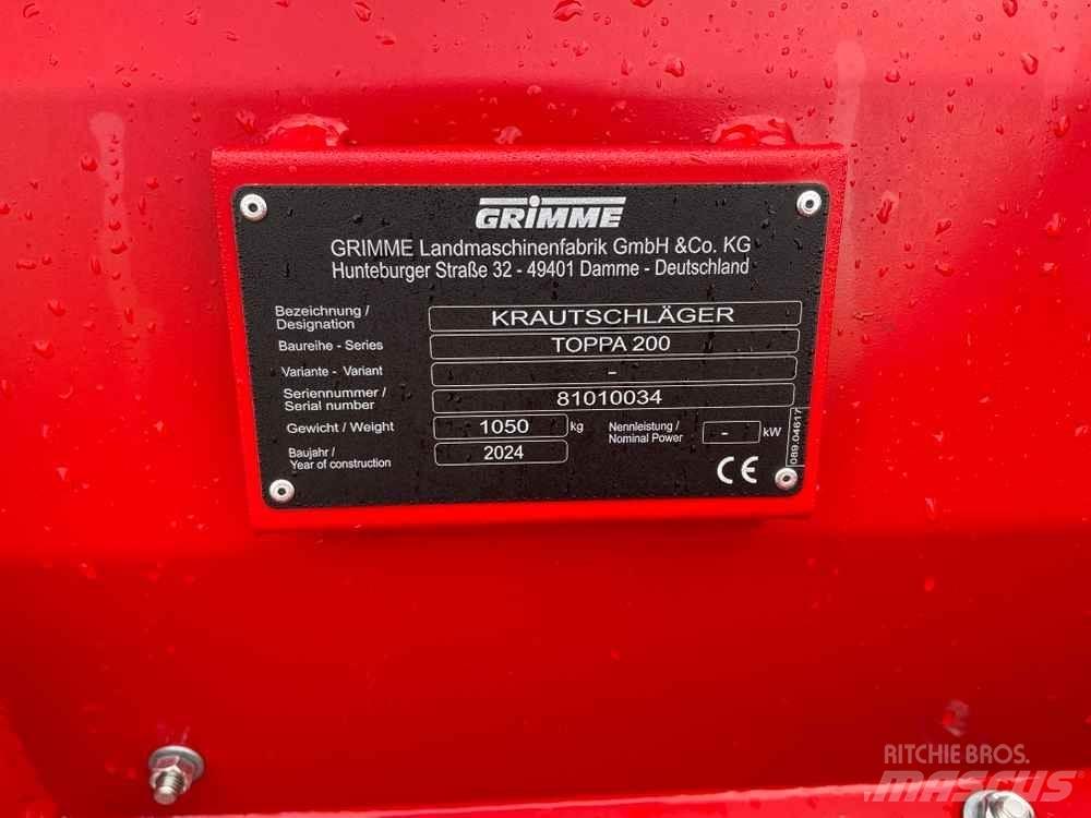 Grimme TOPPA 200 Equipamentos para Batata - Outros