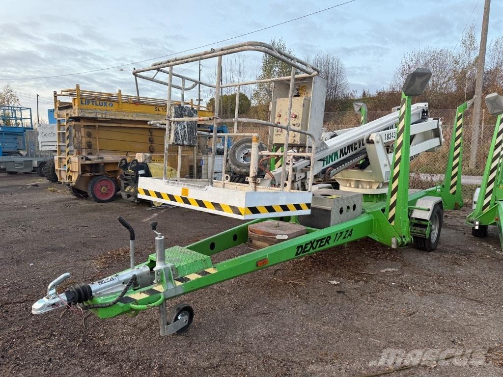 Dexter 17ZA Plataformas aéreas montadas em atrelados