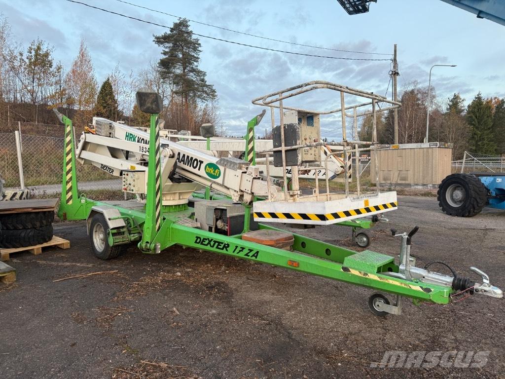 Dexter 17ZA Plataformas aéreas montadas em atrelados