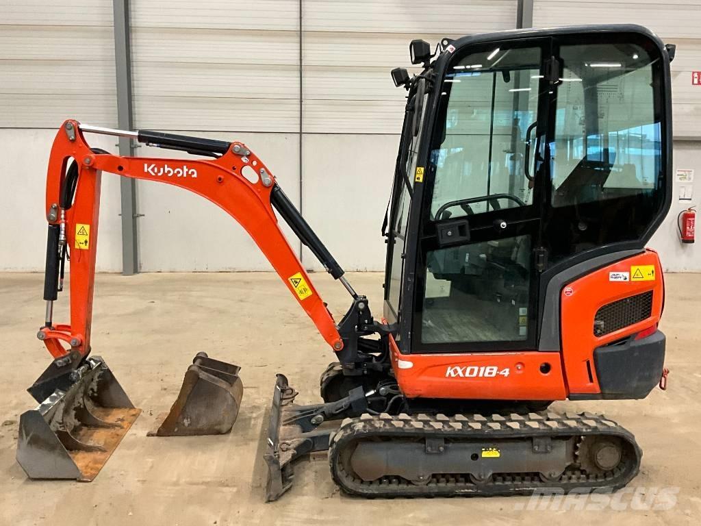 Kubota KX 018-4 Mini Escavadoras <7t