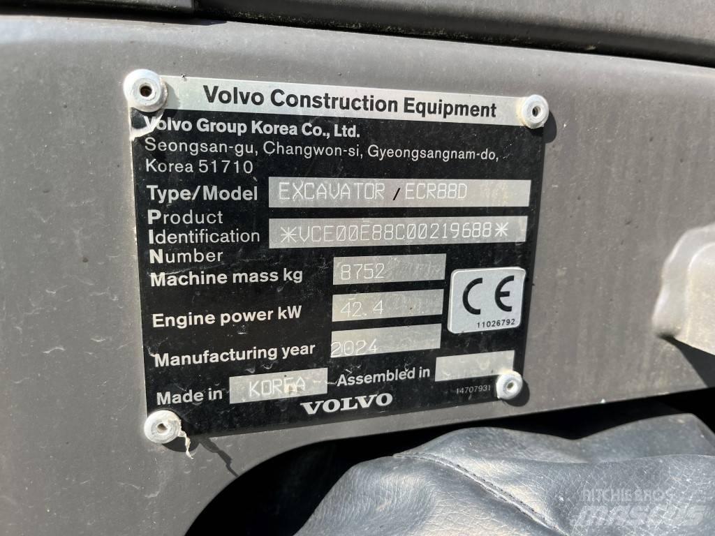 Volvo ECR88D Escavadoras Midi 7t - 12t