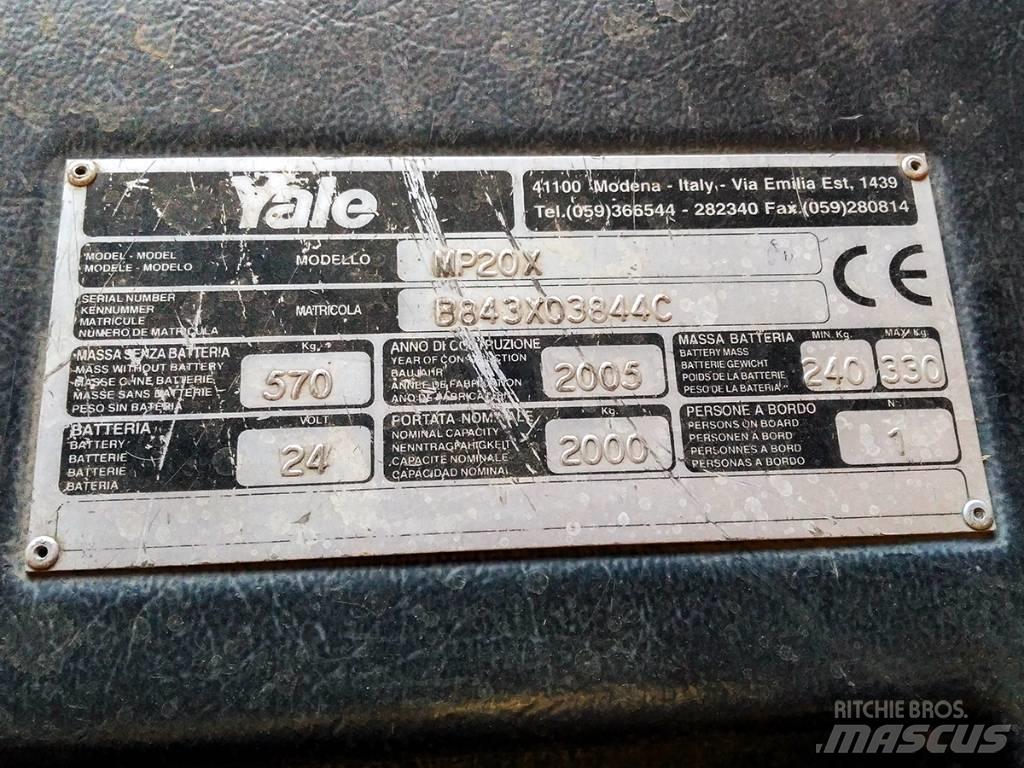 Yale MP20X Porta-paletes com plataforma