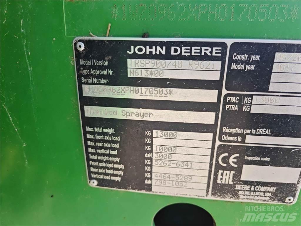 John Deere R962i Pulverizadores rebocados