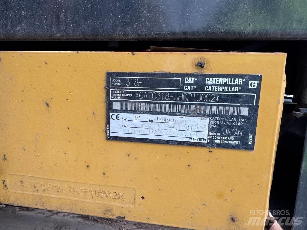 CAT 318 FL Escavadoras de rastos