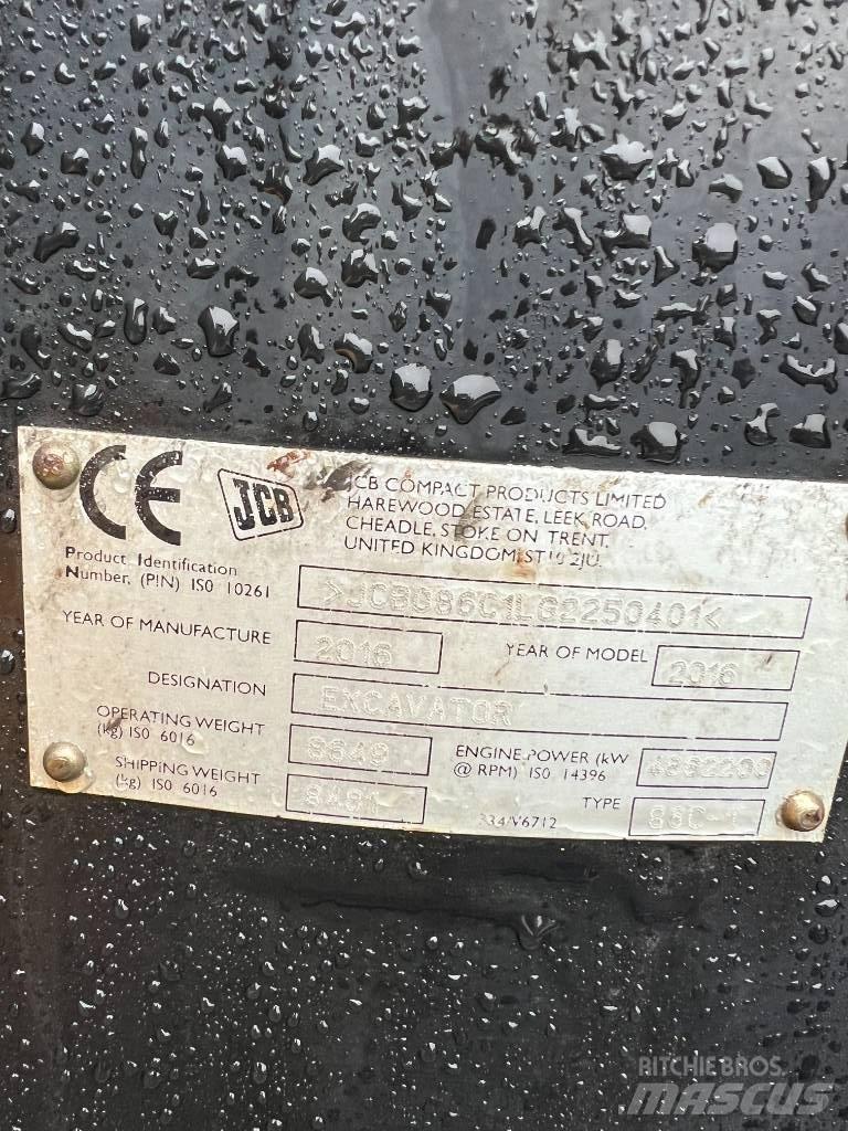 JCB 86 C-1 eco Escavadoras Midi 7t - 12t