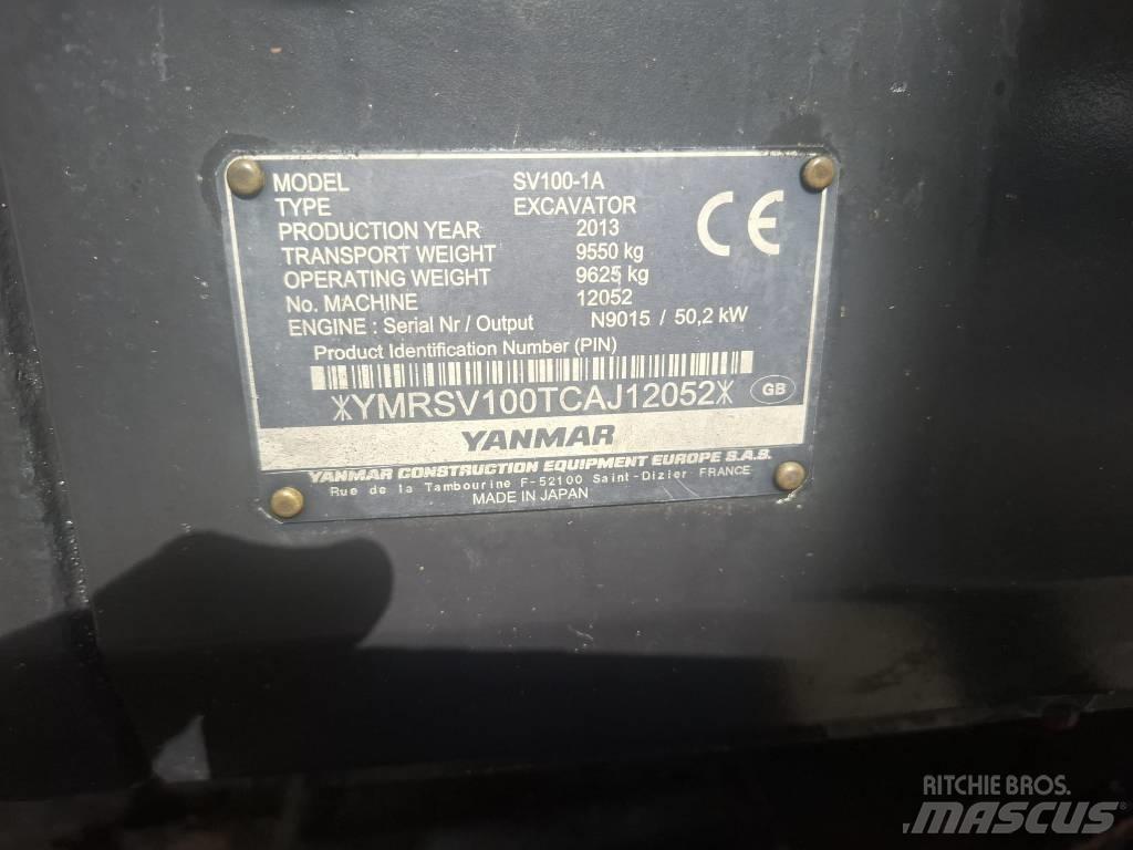 Yanmar SV 100-1A Escavadoras Midi 7t - 12t