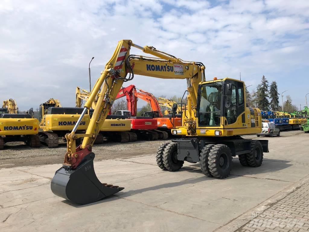 Komatsu PW160-8 Escavadoras de rodas