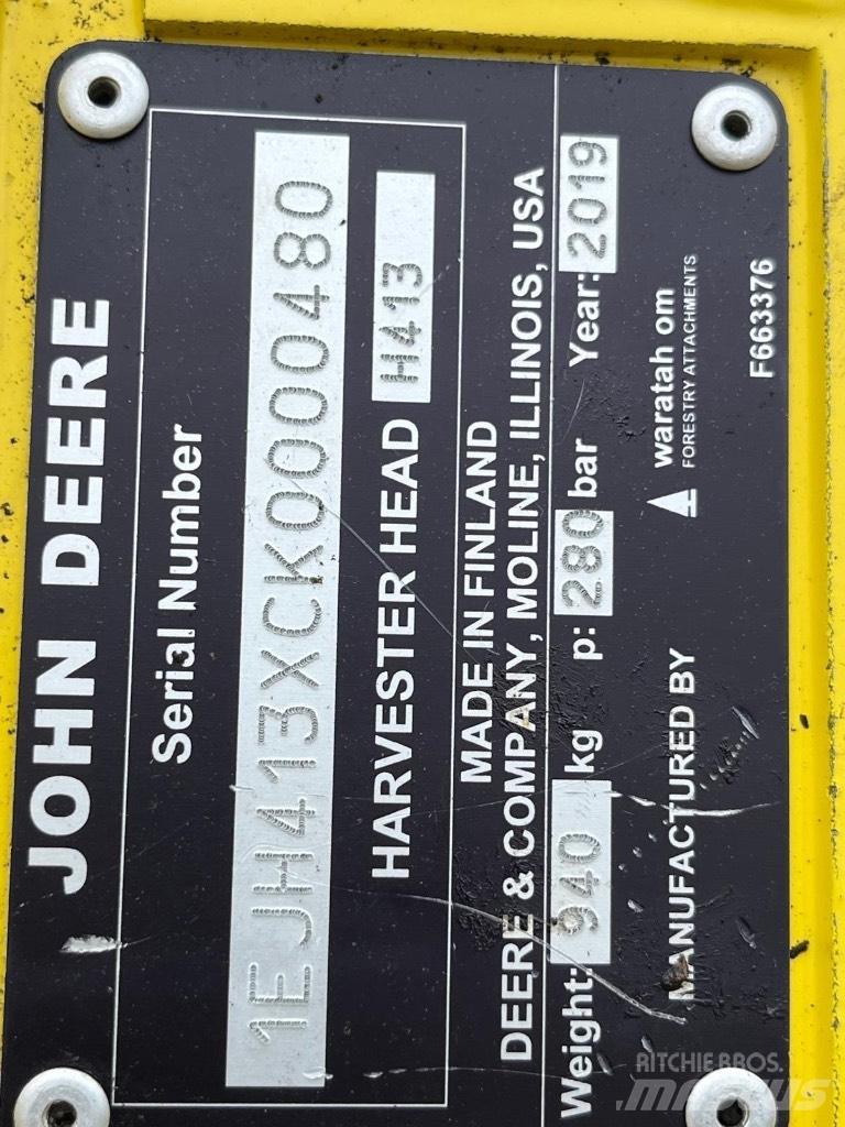 John Deere 1170G Processadores florestais