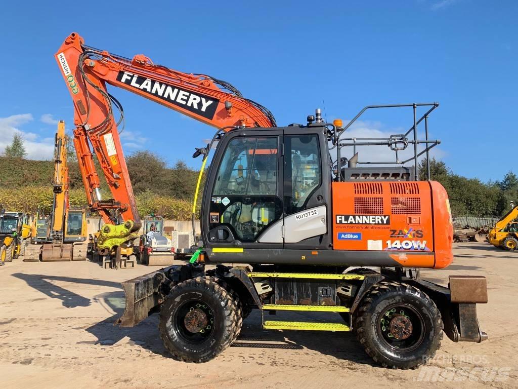 Hitachi ZX 140 W Escavadoras de rodas
