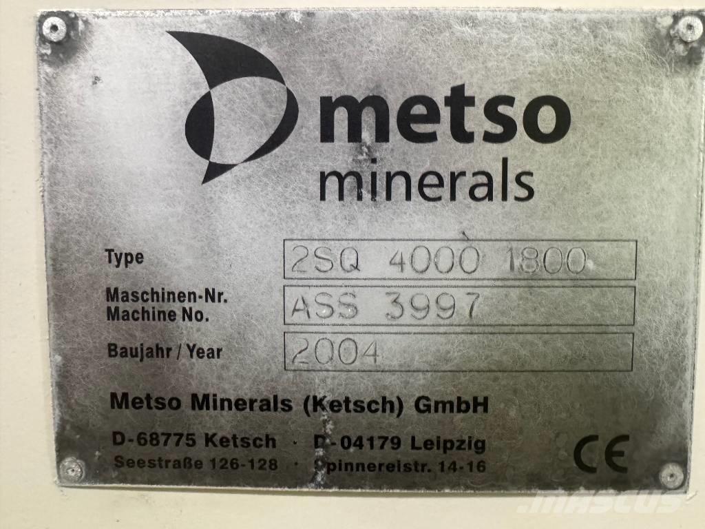 Metso 2SQ 4000 1800 Crivos