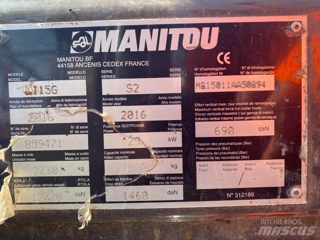 Manitou MI 15 G Empilhadores a gás