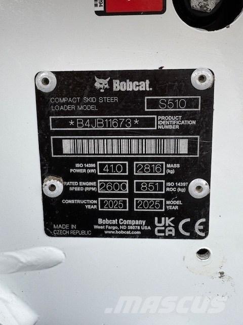 Bobcat S 510 Carregadoras de direcção deslizante