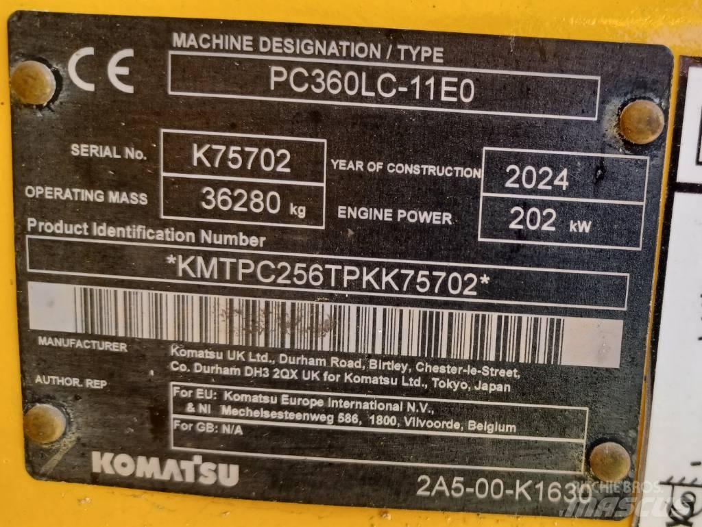 Komatsu PC360LC-11 Escavadoras de rastos