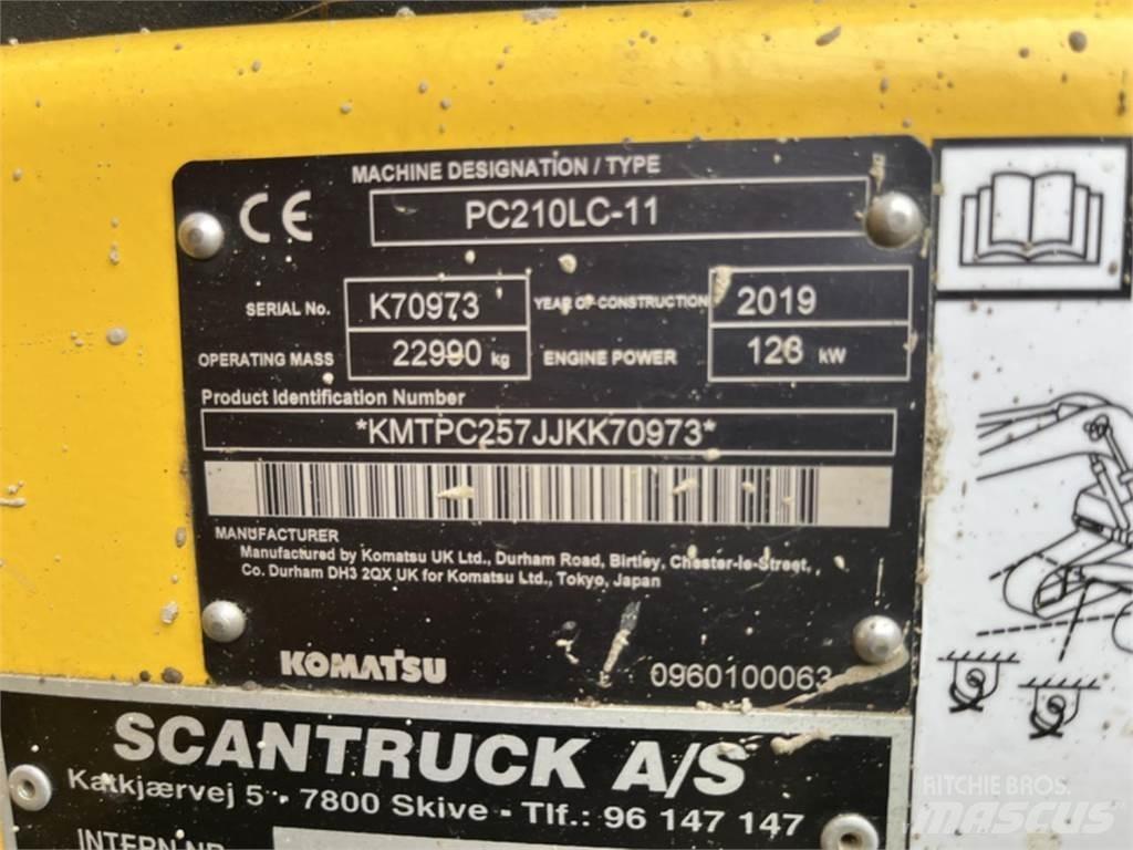 Komatsu PC210LC-11 Escavadoras de rastos