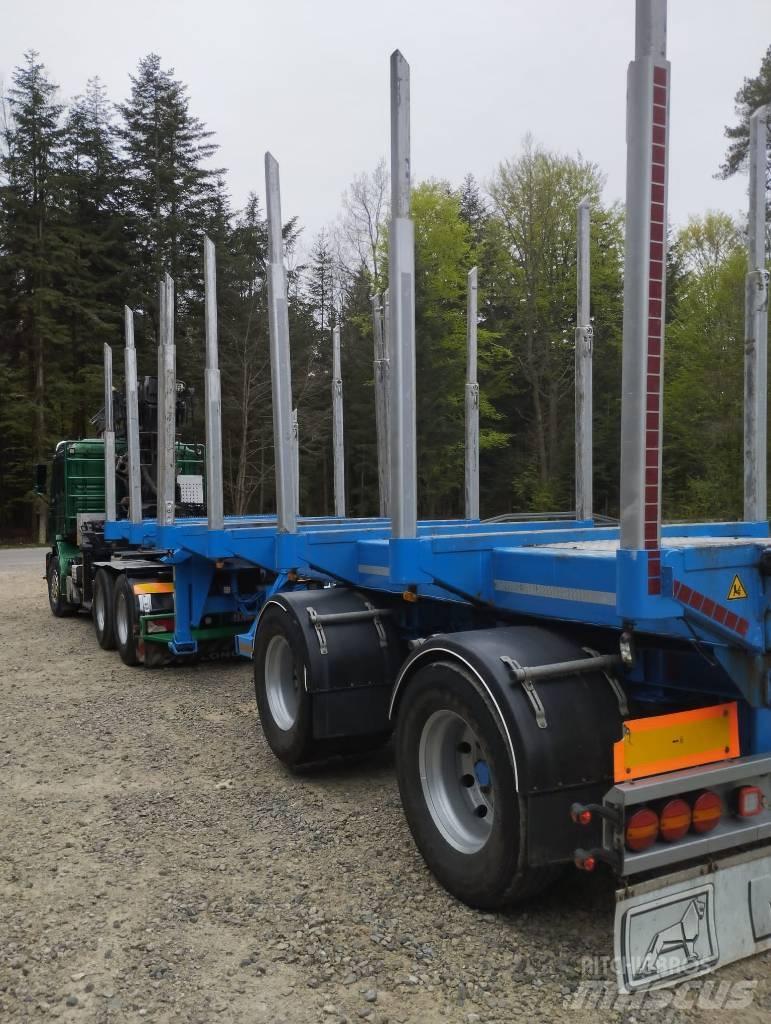 Diebolt S334 Semi Reboques Transporte Madeira