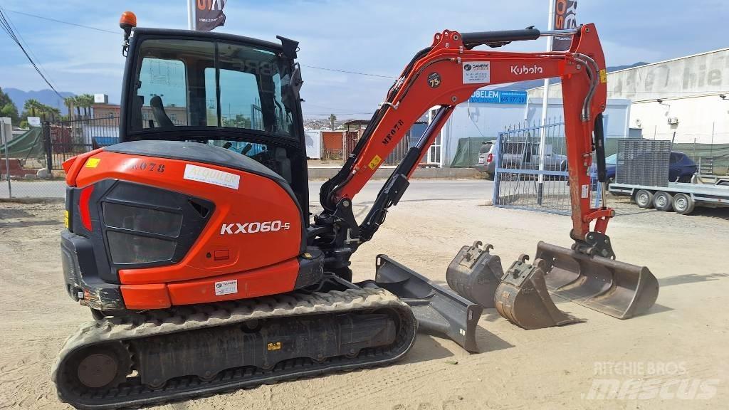 Kubota KX 060-5 Mini Escavadoras <7t