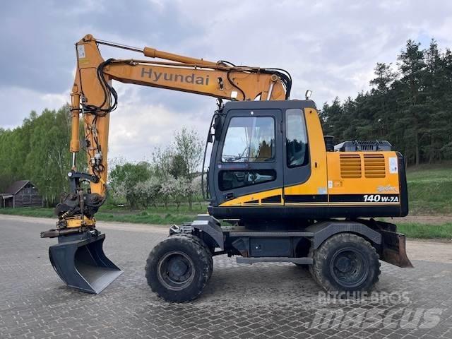 Hyundai Robex 140 W Escavadoras de rodas
