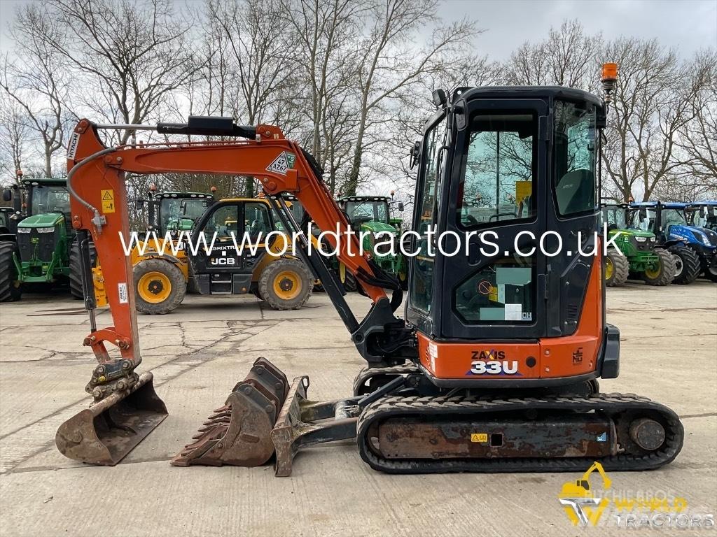 Hitachi ZX 33 U Mini Escavadoras <7t