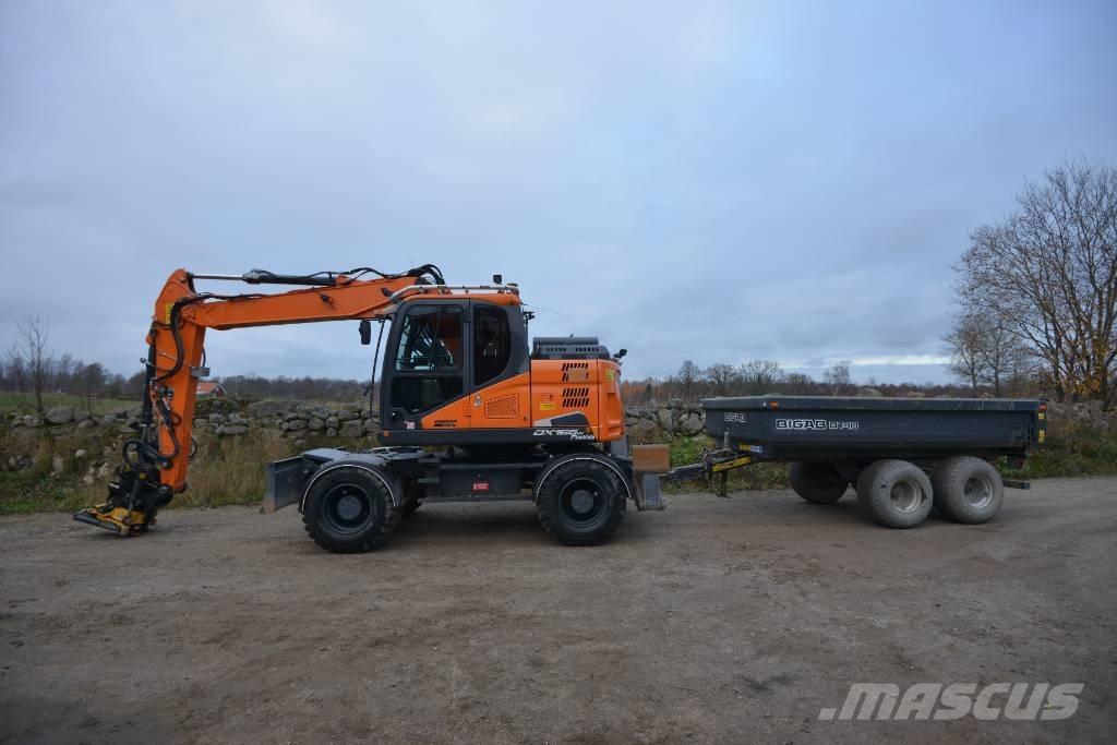 Doosan DX 165 W-5 Escavadoras de rodas