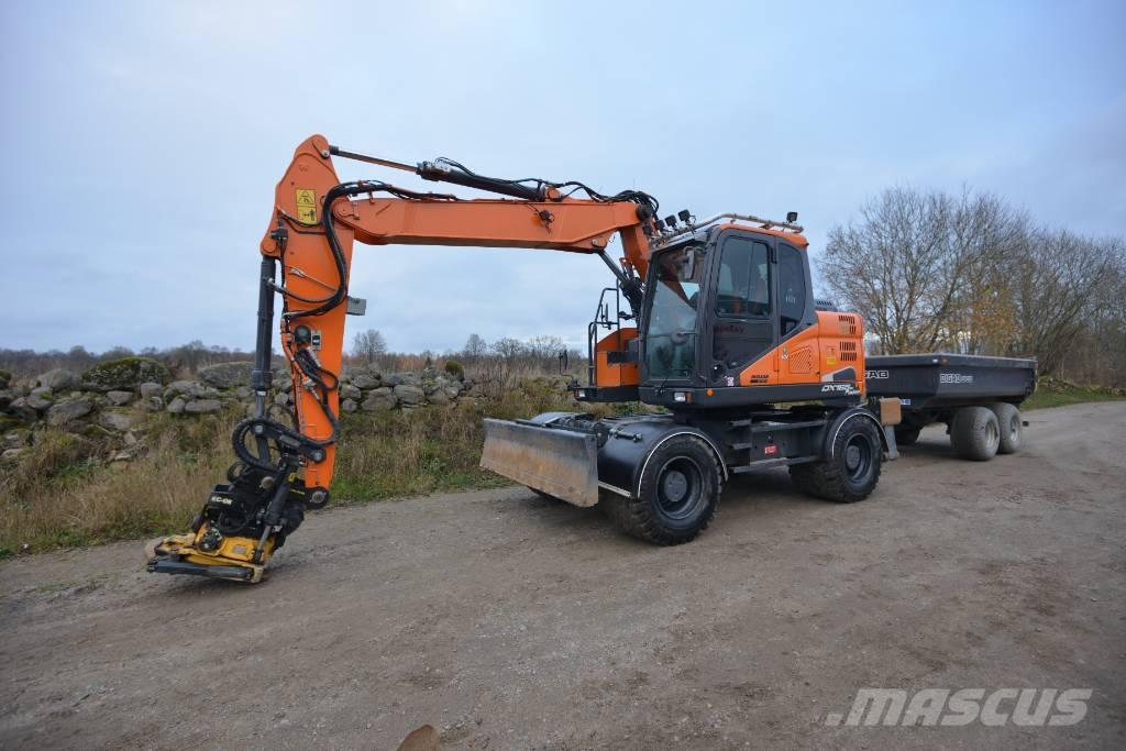 Doosan DX 165 W-5 Escavadoras de rodas