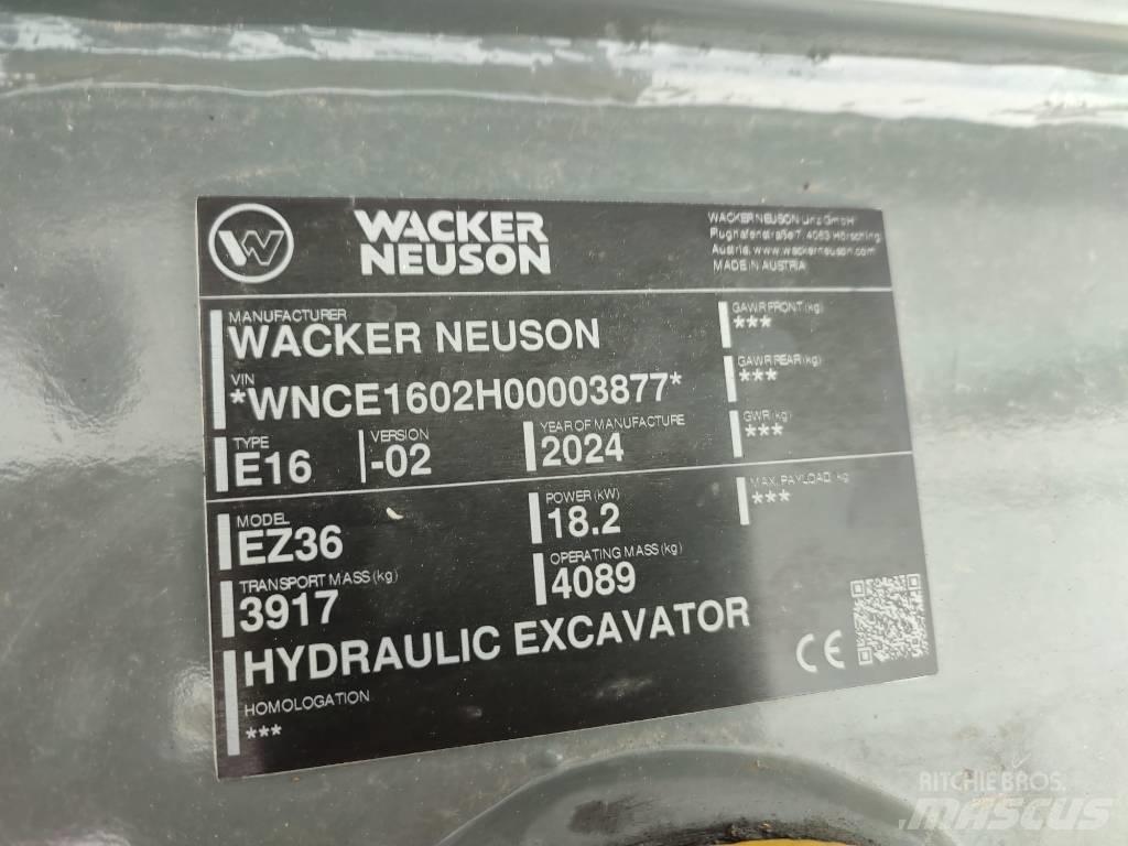 Wacker Neuson EZ 36 Mini Escavadoras <7t