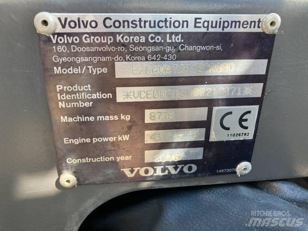 Volvo ECR 88 D Escavadoras Midi 7t - 12t