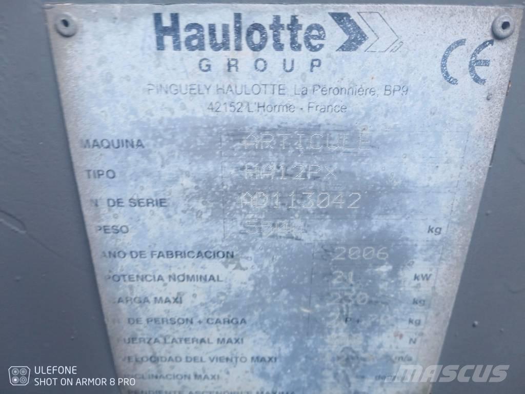 Haulotte HA 12 PX Elevadores braços articulados