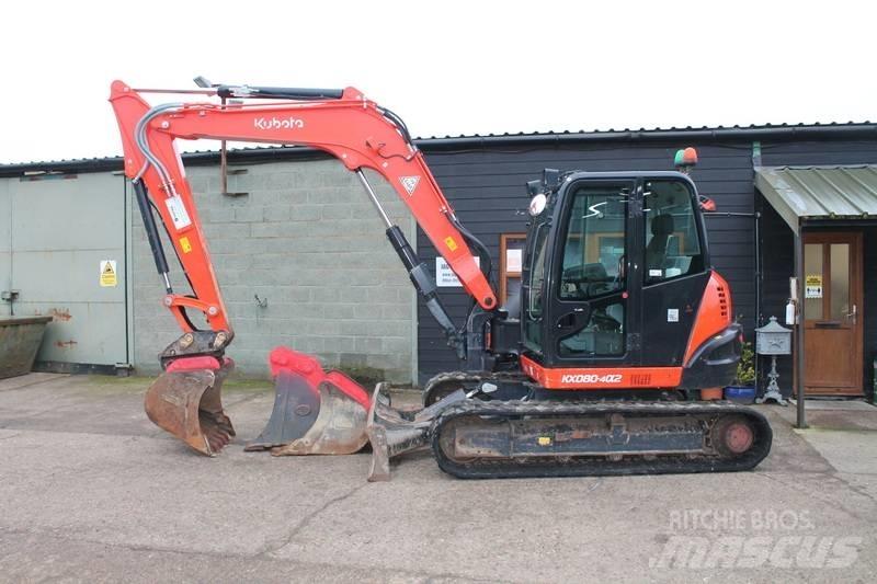 Kubota KX 080-4 Escavadoras Midi 7t - 12t
