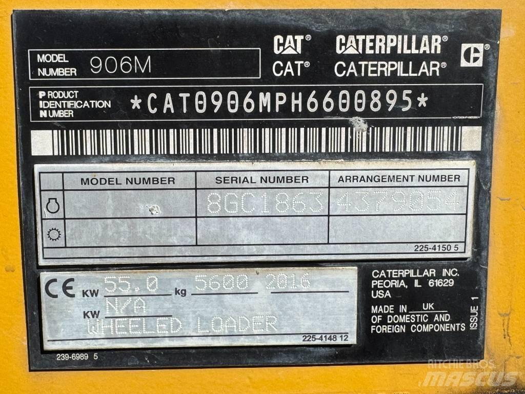 CAT 906 M Pás carregadoras de rodas