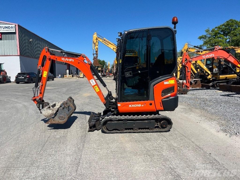 Kubota KX 018-4 Mini Escavadoras <7t